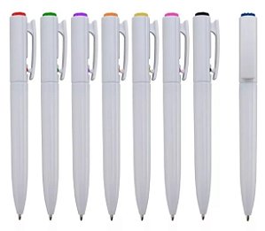 100 Canetas Mod. 5031 Impressão Colorida