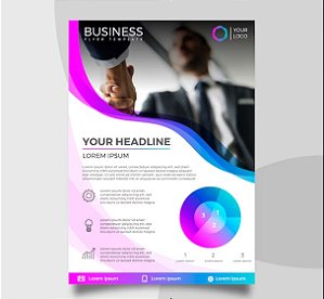 Panfleto 10x15 Frente Colorido Papel Couchê 90g 3000unds