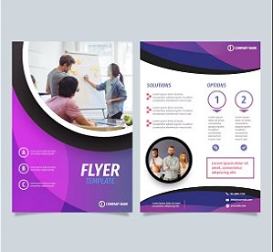 Panfleto 10x15 Frente e Verso colorido Papel Couchê 90g 5000 unds