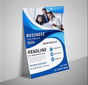 Panfleto 15x21 Frente colorido Papel Couchê 90g 1000 unds