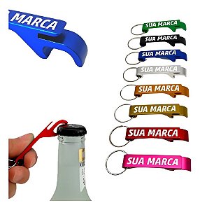 Chaveiros  Abridor Gravação a Laser 100 unds