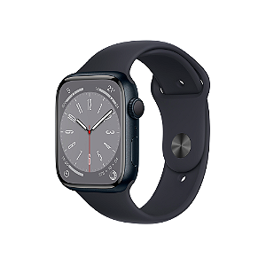 Relógio Apple Watch Série 8 41mm Preto Meia-Noite Sport Band