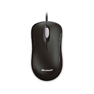 Mouse Microsoft Basic Optical Ergonômico Usb Preto