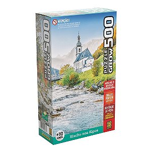 Puzzle Grow 500 Peças Riacho Nos Alpes