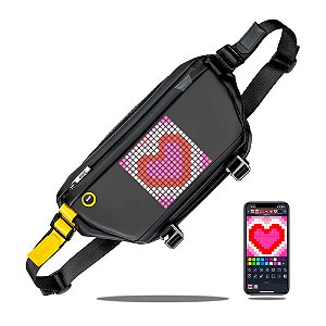 Pochete Divoom Com Painel Em Arte Pixel Pixoo Slingbag C