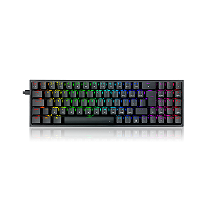 Teclado Gamer Redragon Pollux Rgb Preto Switch Blue Abnt2