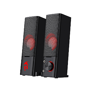 Caixa de Som e Soundbar Redragon Orpheus GS550 3W Led Red