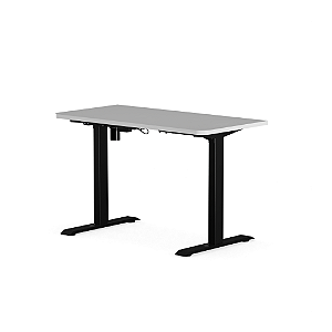 Mesa Elevatória Elements Misch Preta Com Tampo Branco 140x60x2.5cm