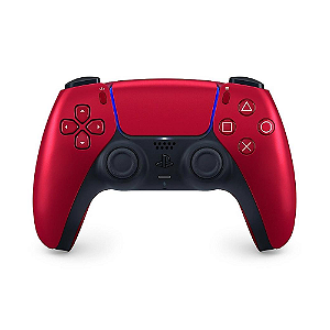 Controle PS5 Sony Sem Fio DualSense Vermelho Volcanic Red