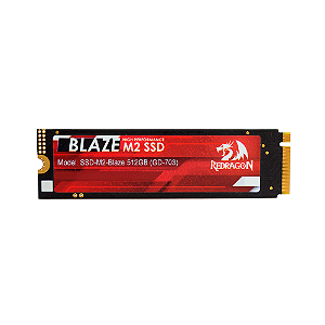 SSD M.2 Redragon Blaze 4.0 512Gb 7GB/s Leitura 4GB/s Escrita
