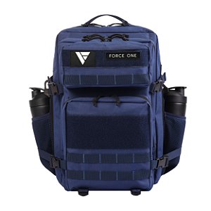 Mochila Tática Force One Shield Navy Blue Impermeável 45L