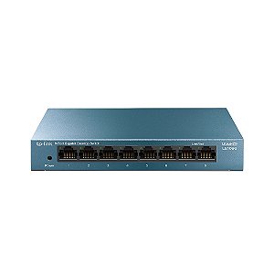Switch Gigabit de Mesa Tp-Link 8 Portas LS108G 10/100/1000Mbps
