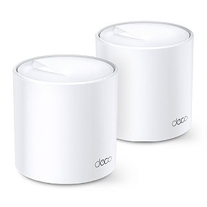 Roteador TP-Link Deco X20 V3 2-Pack Par Mesh Wi-Fi 6 Gigabit Dual-Band AX1800