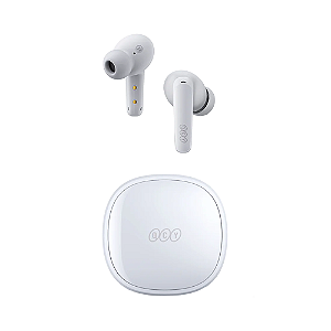 Fone de Ouvido QCY T13X Bluetooth 5.3 ENC Branco