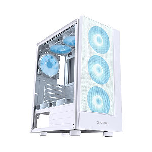 Gabinete Gamer Fortrek Cruiser Mid Tower RGB Branco