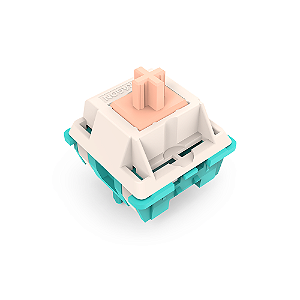 Switch Teclado Mecânico Redragon Leopard Linear Rosa Claro, Creme e Turquesa