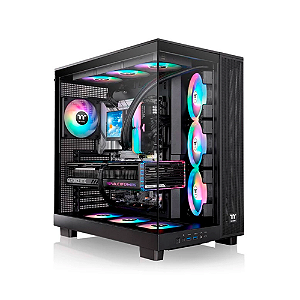 Gabinete Thermaltake View 380 XL TG Mid Tower Com 4 Fans CA-11E-00M1WN-00 Preto