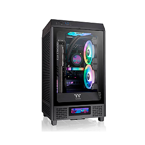 Gabinete Thermaltake The Tower 200 Mini Tower Com 2 Fans CA-1X9-00S1WN-00 Preto