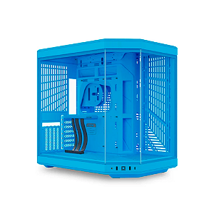 Gabinete Hyte Y70 Blueberry Milk Dual Chamber Mid Tower Sem Fan CS-HYTE-Y70-BM Azul