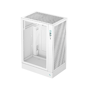 Gabinete Gamer DeepCool Mid Tower CH170 Plus Vidro Temperado Branco