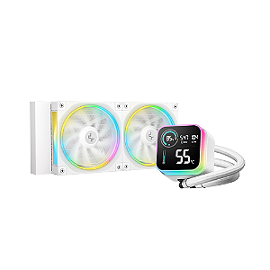 Water Cooler DeepCool LQ240 Com Display R-LQ240-WHDSMC-G-1 Branco