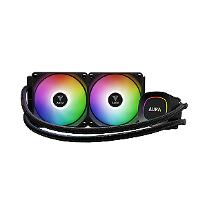 Water Cooler Gamer Gamdias Aura GL240 Lite ARGB AMD Intel Preto