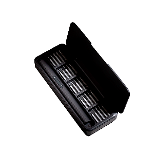 Kit Parafusadeira de Precisão Elétrica Hoto 25 em 1 Cinza