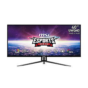 Monitor Gamer Ultrawide 40" MSI 155Hz 1Ms WQHD MAG401QR 3440X1440 Preto