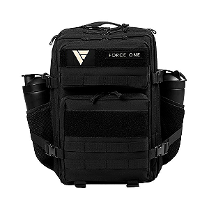 Mochila Tática Force One Shield Unisex Impermeável 25L Preto