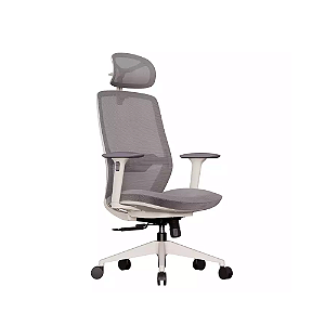 Cadeira de Escritório Ergonômica Elements Serena Cinza