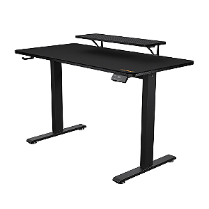 Mesa Gamer Elétrica Cougar E-Star 120cm Com Suporte Monitor Preto
