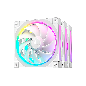 Kit 3 Fans DeepCool FL12 ARGB 120mm Forward Branco