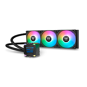 Water Cooler Thermaltake LA 360-s ARGB Com Tela LCD 2,4" Preto