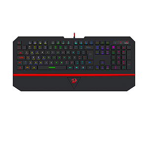 Teclado Gamer Membrana Redragon Karura 2 RGB K502RGB Preto