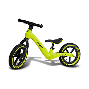 Bicicleta de Equilíbrio Infantil Zingers Volts Aro 12 Sem Pedal Verde
