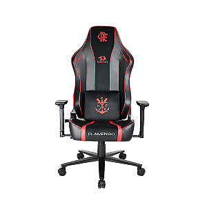 Cadeira Gamer Redragon Flamengo Victory Vermelho e Preto