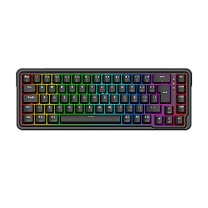 Teclado Magnético Gamer Redragon Nova RGB Switch UltraMag Linear Preto