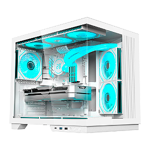 Gabinete Gamer Fortrek Clarity Max Branco