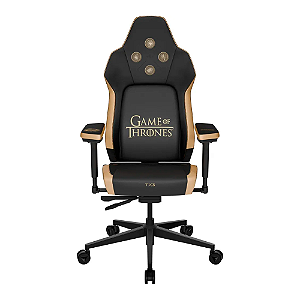 Cadeira Gamer ThunderX3 Core Smart Game of Thrones Preto e Dourado