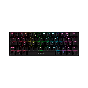 Teclado Gamer Fortrek Gravity Air Compact RGB Sem Fio Switch Brown Preto