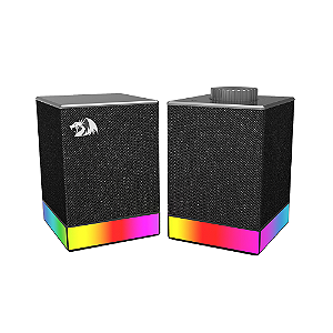 Caixa de Som Gamer Redragon Glyph 2.0 RGB GS517 Preto