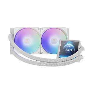 Water Cooler Gamdias Aura GL240 Com Tela LCD Branco