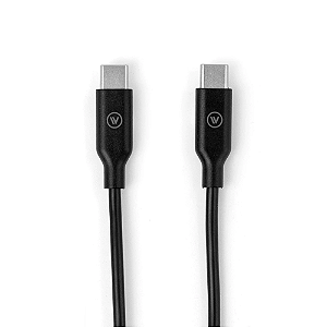 Cabo de Carregamento iWill Essencial USB-C para USB-C Preto