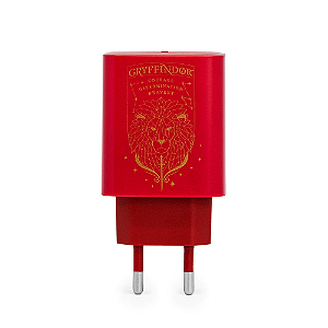 Fonte de Carregador Harry Potter Grifinória USB-C 33W Vermelho