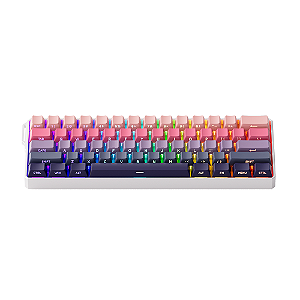 Teclado Magnético Gamer Monsgeek Fun60 Ultra Phantom Pink RGB