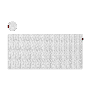 Mousepad Gamer Pcyes Maze Extended White Ghost 900x420mm Branco