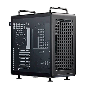 Gabinete Gamer Cooler Master QUBE 540 Stardust Iron ATX Com Fans Preto