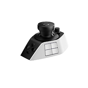 Joystick de Atalhos e Macro Pad XPPen Pilot Pro 19 Botões Programáveis 3 Rodas Preto