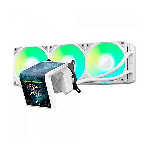 Water Cooler Tryx Panorama SE 360mm Display Curvo ARGB Branco