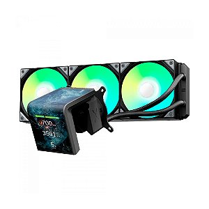 Water Cooler Tryx Panorama SE 360mm Display Curvo ARGB Preto